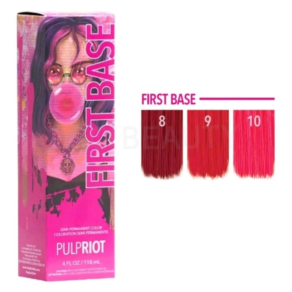 New! Pulp Riot "First Base" Semi Permanent Hair Color Size 4oz
